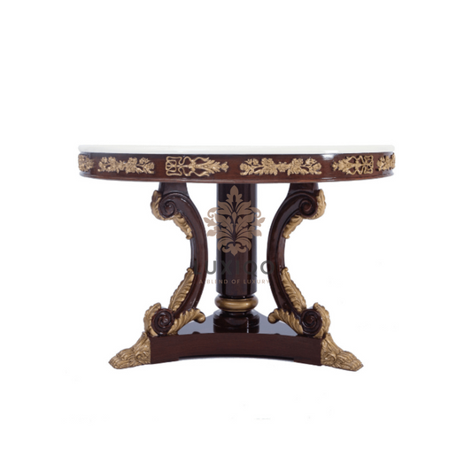 Painted Round Foyer Table - Premium Quality