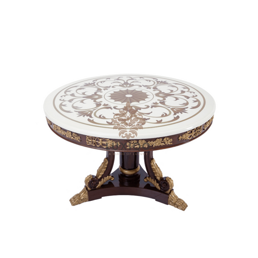 Painted Round Foyer Table - Premium Quality